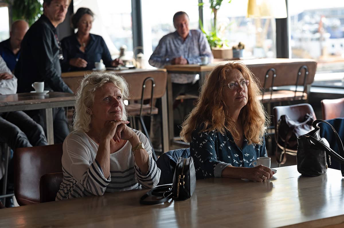 Jesler Kiestra en Janneke Ottens van Staatsbosbeheer