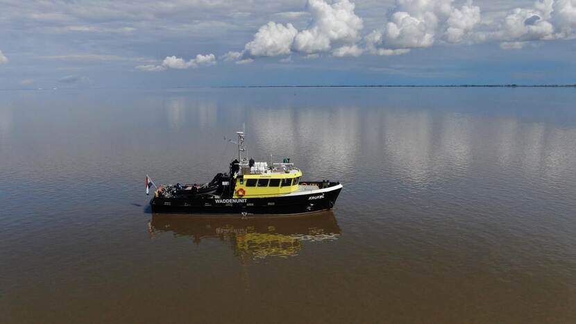 De Krukel, een schip van de Waddenunit