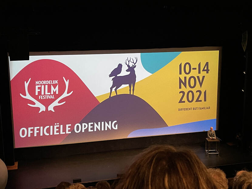 De heer Brok opent de 41e editie van het Noordelijk Film Festival
