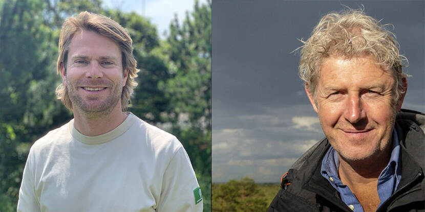 Paul Rutten en Herbert Bos, adviseurs van de Beheerautoriteit Waddenzee